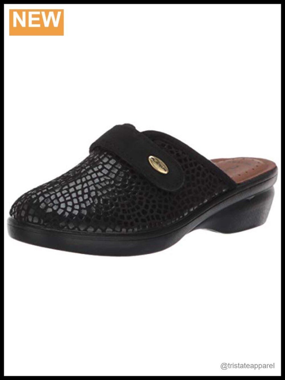 Womens Italian Leather Clogs Mules Slip Resistant Comfort Shoes